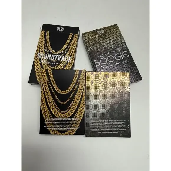 Urban Decay Eye Shadow Palettes Set Of 2 70’s Boogie & 00’s Soundtrack NIB - Picture 4 of 6